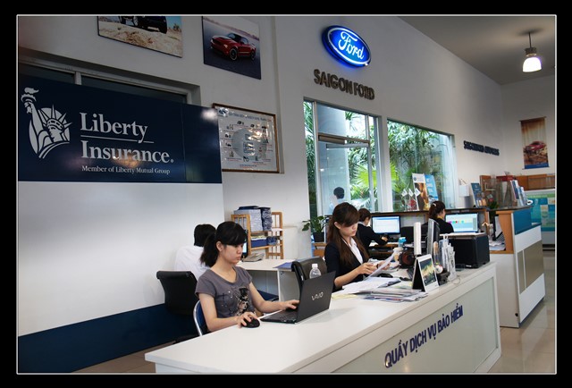 Saigon Ford liên kết với Bảo hiểm Liberty.